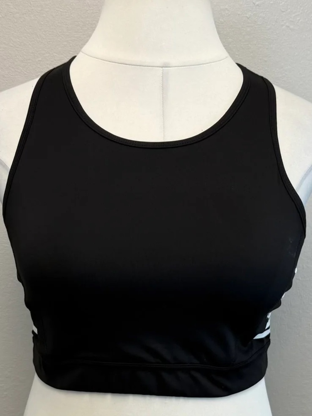 Sports Illustrated Black Lace Up Sports Bra - New - Size XXL